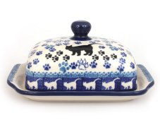 Butter Dish Black Cat