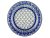 Dessert Plate 21 cm (8")   Blue Leaves