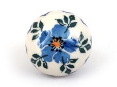 Round Cork Blue Rose