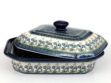 Baking Dish with Lid 31 cm (12") Flower Garden