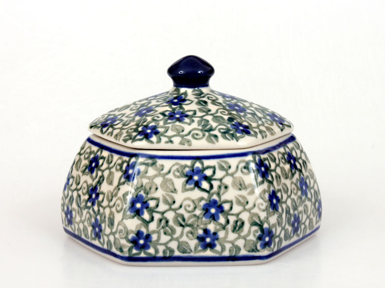 Jar with Lid 10 cm (4")   Lobelia