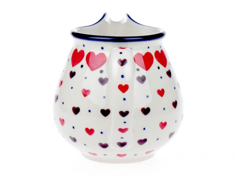 Creamer 0,3 l (10 oz)   Red Hearts