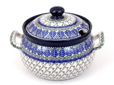 Soup bowl 3,6 l (120 oz) Blue Leaves