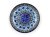 Teabag Plate 10 cm (4")   Aztec Sun blue