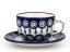 Cup with Saucer 0,2 l (7 oz)   Peacock