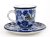Moccatasse mit Untertasse 0,06 l   Libelle
