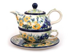 One-cup Teapot 0,6 l+0,25 l   Iris UNIKAT