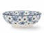 Corrugated Bowl 12 cm (5")   Blue and white