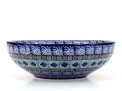 Low Bowl  17 cm (7")   Aztec Sun blue