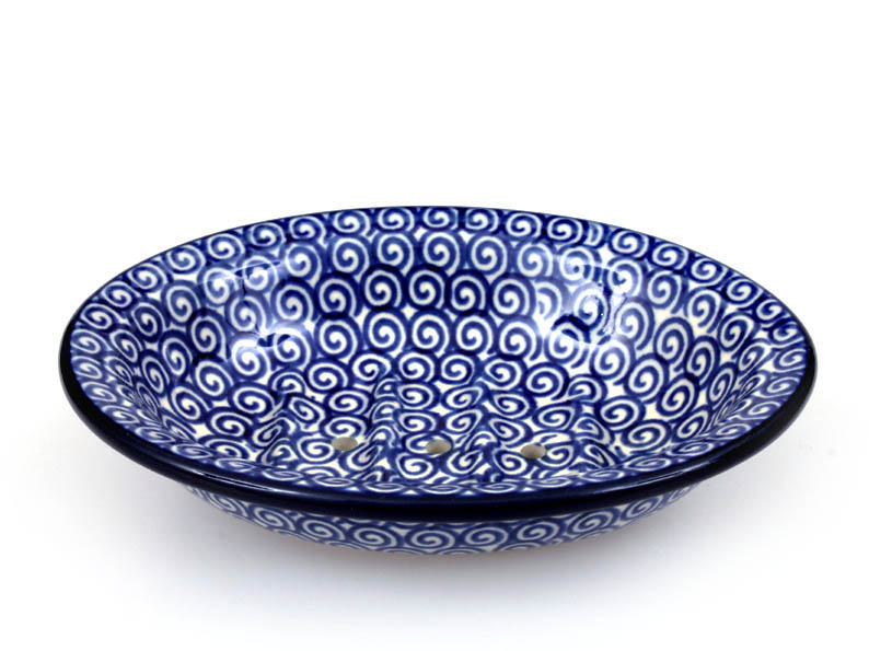 mýdelnička s otvory 14 cm   Spirály