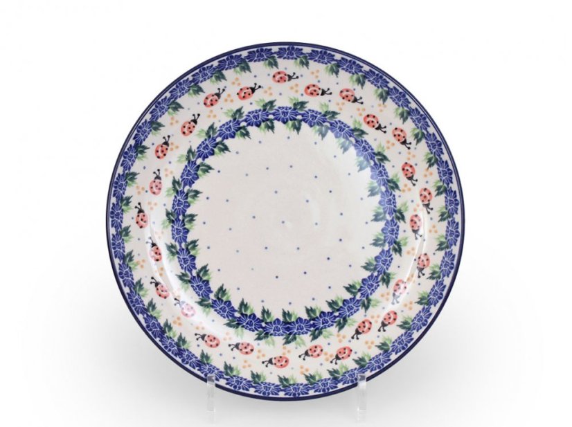 Shallow Plate 25 cm (10")   Ladybugs