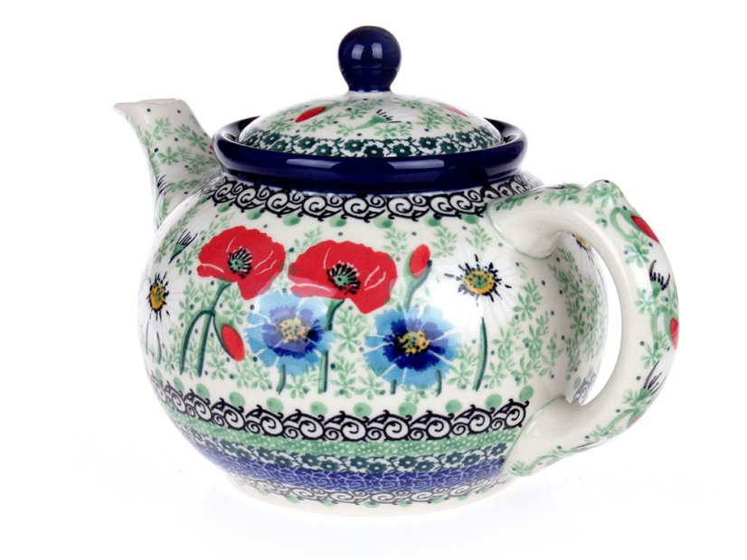 Teapot 1,2 l (40 oz)   Summer Flowers UNIKAT