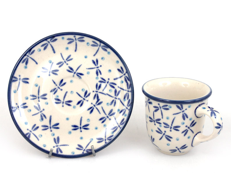 Mocca Cup with Saucer 0,06 l (2 oz)   Damselfly