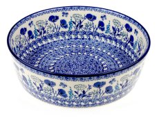 Low Bowl 24 cm (9.5") Blue Garden