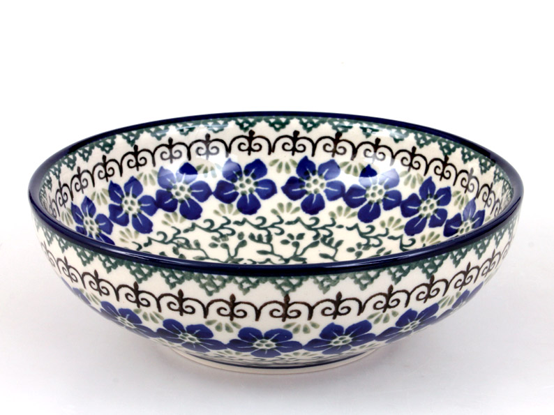 Low Bowl  17 cm (7")   Flax Flower