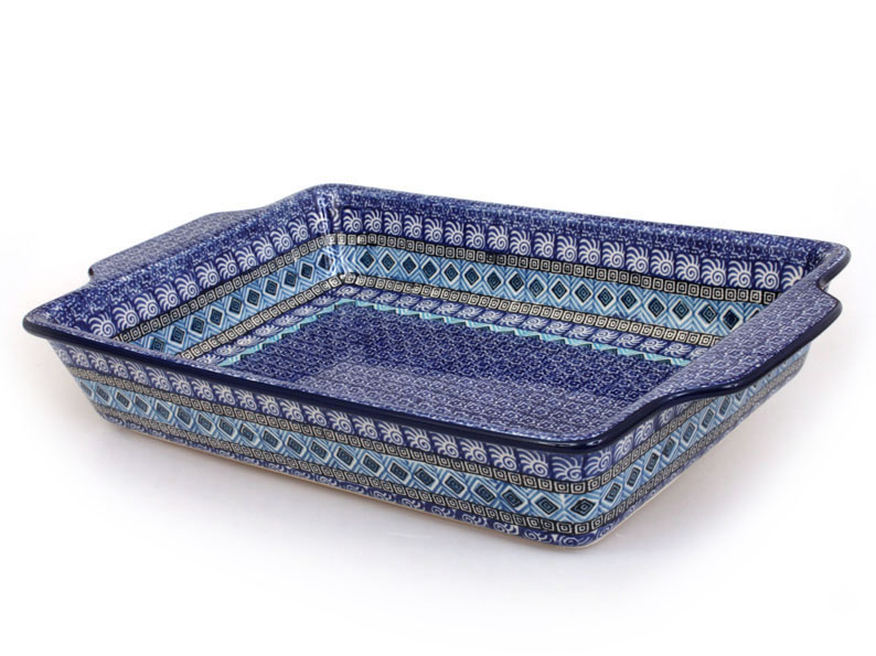 Baking Dish 39 cm (15")   Aztec Sun blue