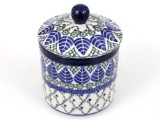 Jar with Lid 0,55 l (18 oz) Blue Leaves