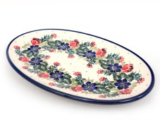 Oval Plate 22 cm (8")   Wreath