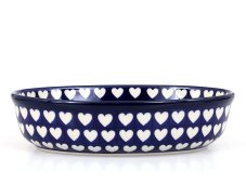 Oval Baking Dish 24 cm (9") Hearts
