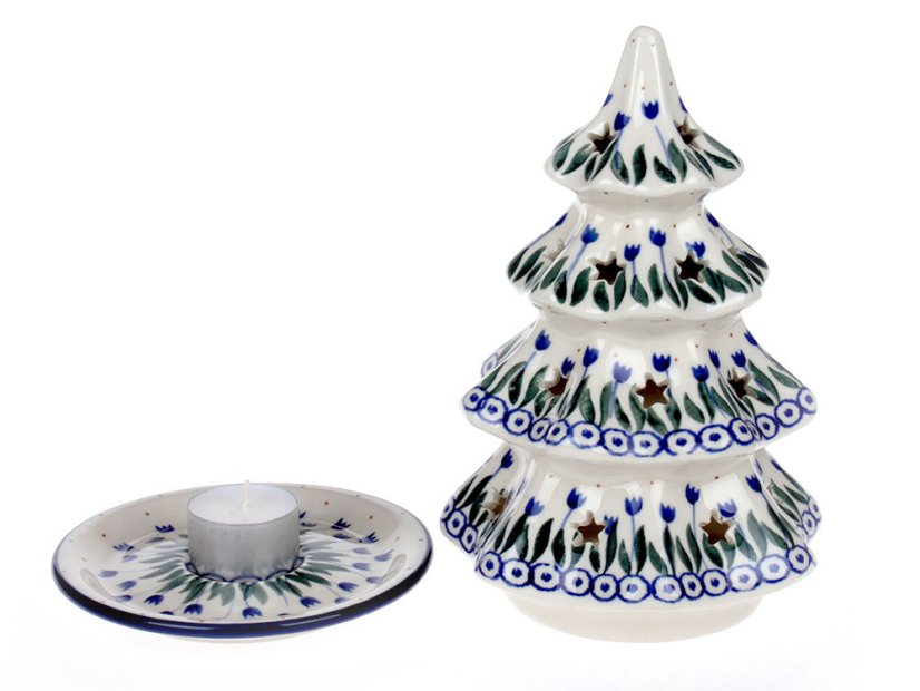 Tree Candle Holder 20 cm (8")   Lily of the Valley