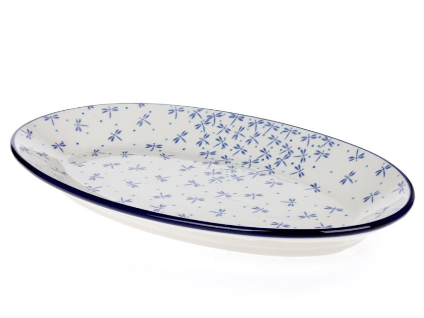 Oval Platter 37 cm (15")   Damselfly