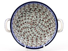 Auflaufform rund mit Henkel 25 cm   Laube