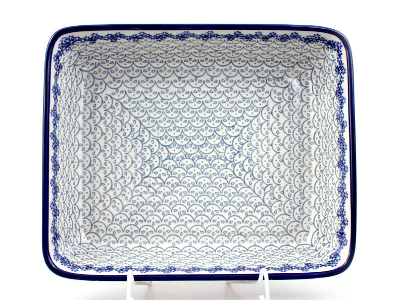 Rectangle Baking Dish 28 cm (11")   White Lace