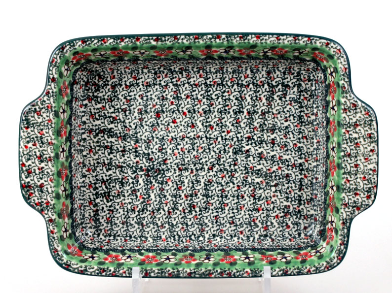 Auflaufform  mit Griffe 28 cm   Mai