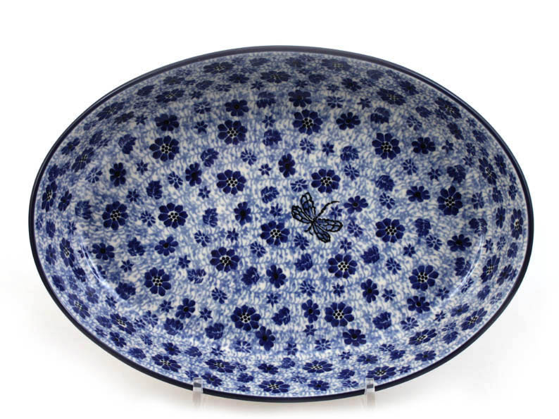 Oval Baking Dish with Lid 31 cm (12")   Dragonfly