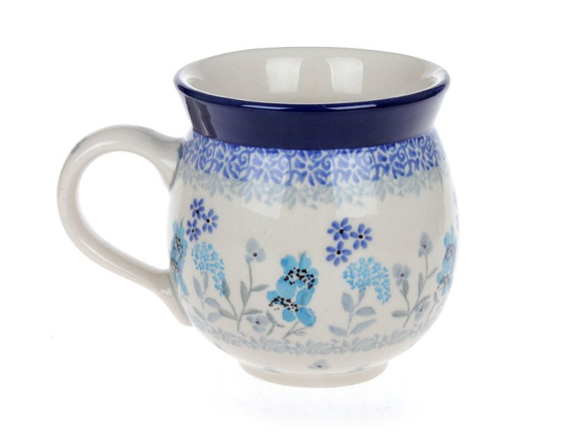 Ceramic Bubble Mug 0,35 l (12 oz)  Spring in Blue