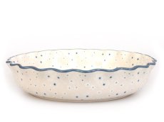 Pie Baking Dish 28 cm (11")   Snow Flowers