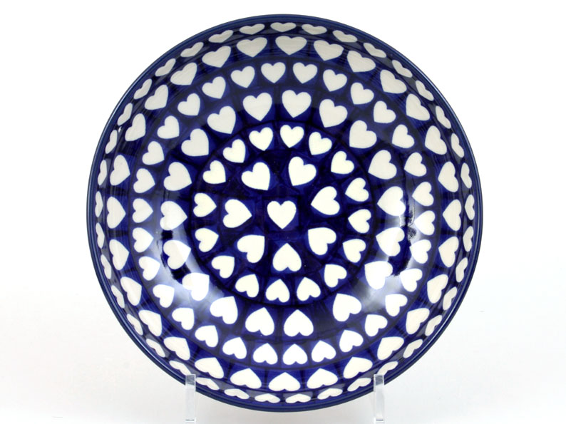 Low Bowl  22 cm (9")   Hearts