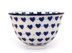 Rice Bowl 12 cm (5") Blue Hearts