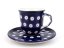 Moccatasse mit Untertasse 0,06 l   Fischaugen