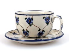 Tasse mit Untertasse 0,35 l   Lattice