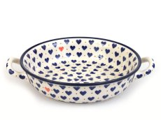 Auflaufform rund mit Henkel 25 cm In Love
