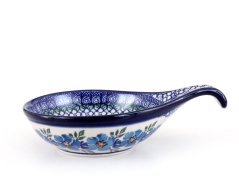 Bowl with Handel 17 cm (7")   Blue Rose