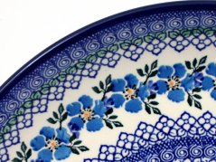 talíř na zavěšení 32 cm   Modrá růže