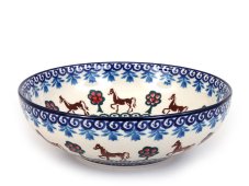 Low Bowl  17 cm (7")   Horses