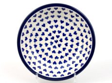 Soup Plate 21 cm (8") Blue Hearts