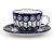 Cup with Saucer 0,2 l (7 oz)   Peacock