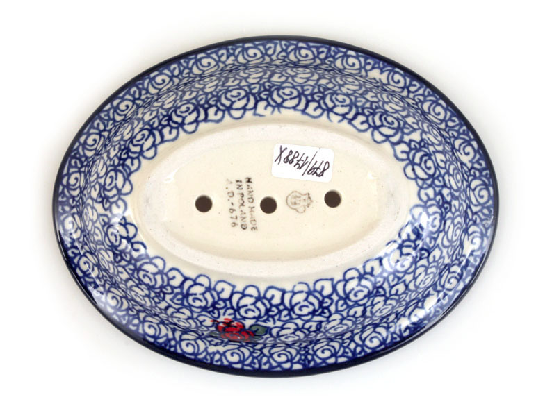 mýdelnička s otvory 14 cm   Růže