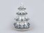 Tree Candle Holder 20 cm (8")   Cloudy