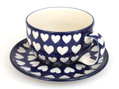 Cup with Saucer 0,35 l (13 oz)   Hearts
