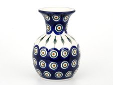 Vase 14 cm (5")   Peacock