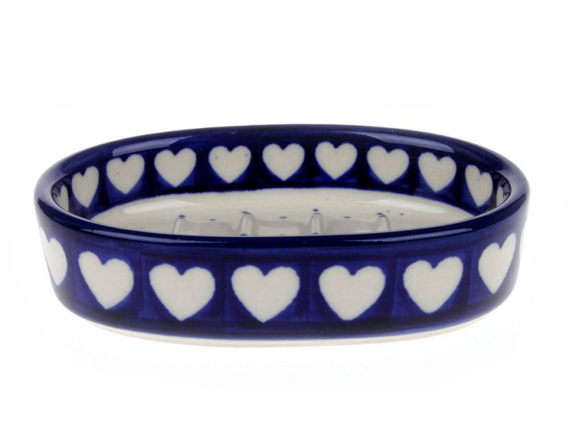 Soap Dish Oval 11 cm (4")   Hearts