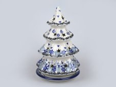 Weihnachtsbaum Windlicht 20 cm   Gefrorene Wiese
