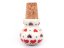Round Cork   Red Hearts