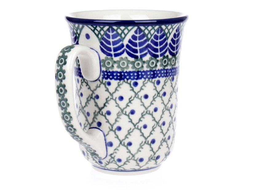 Mug ART 0,5 l (17 oz)   Blue Leaves