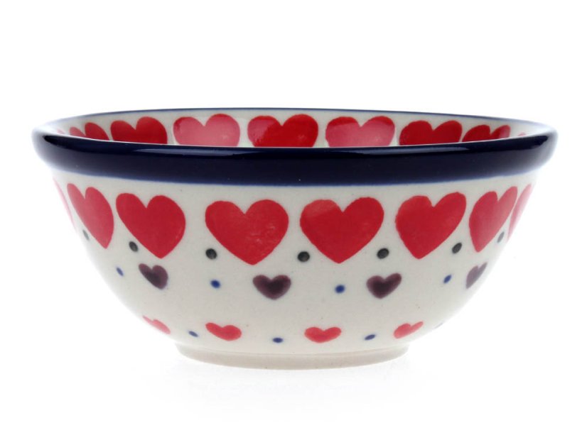 Bowl CLASSIC 10 cm (4")   Red Hearts